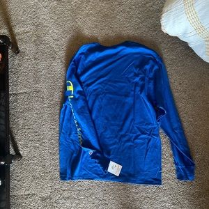 Men’s blue champion long sleeve top